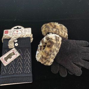 BOOT TOPPERS AND ANIMAL CUFF GLOVES